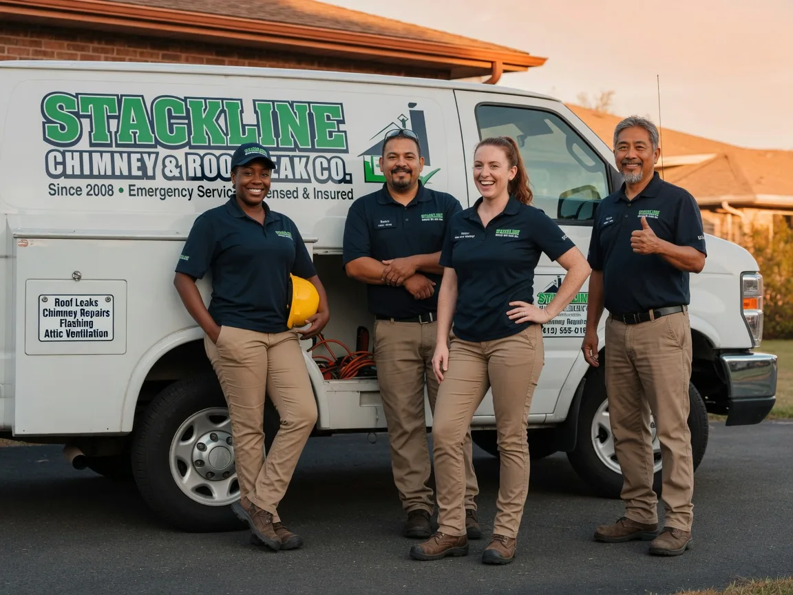 Chimney flashing repair company in Rogers, NE